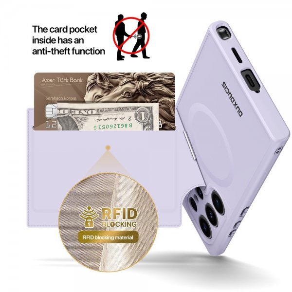 Dux Ducis Samsung Galaxy S24 Ultra Cover Rafi II Series MagSafe Lilla