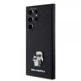 Karl Lagerfeld Samsung Galaxy S24 Ultra Cover Saffiano Karl & Choupette Sort