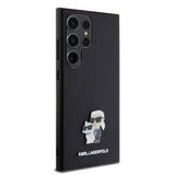 Karl Lagerfeld Samsung Galaxy S24 Ultra Cover Saffiano Karl & Choupette Sort
