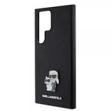 Karl Lagerfeld Samsung Galaxy S24 Ultra Cover Saffiano Karl & Choupette Sort