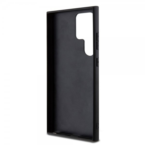 Karl Lagerfeld Samsung Galaxy S24 Ultra Cover Saffiano Karl & Choupette Sort