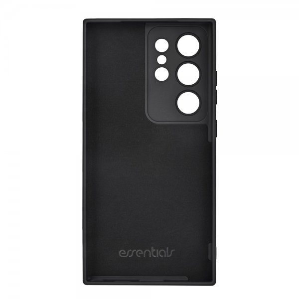 Essentials Samsung Galaxy S24 Ultra Skal Silicone Cover Sort