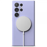 Ringke Samsung Galaxy S24 Ultra Cover Silicone Magnetic Lavender
