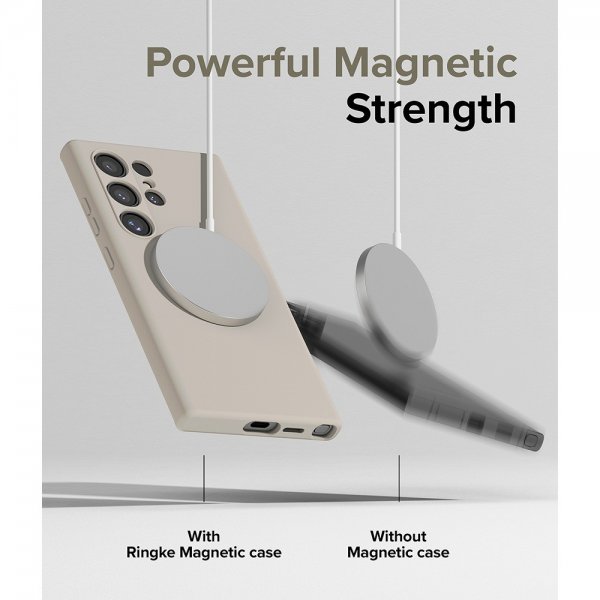 Ringke Samsung Galaxy S24 Ultra Cover Silikone Magnetic Stone