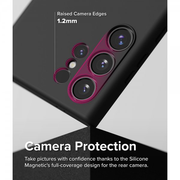Ringke Samsung Galaxy S24 Ultra Cover Silikone Magnetic Sort