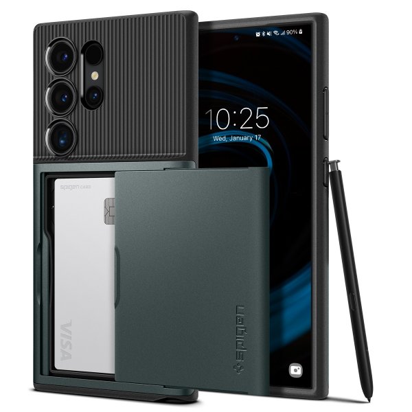 Spigen Samsung Galaxy S24 Ultra Cover Slim Armor CS Abyss Green