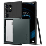 Spigen Samsung Galaxy S24 Ultra Cover Slim Armor CS Abyss Green