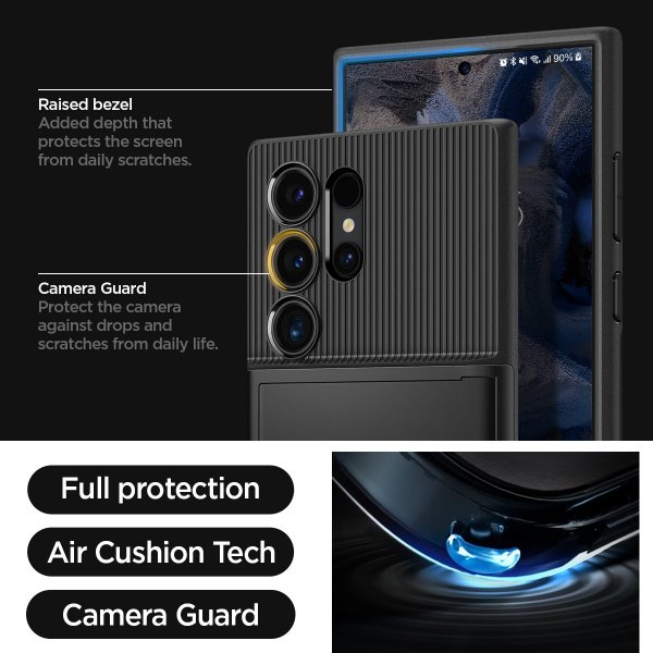 Spigen Samsung Galaxy S24 Ultra Cover Slim Armor CS Sort