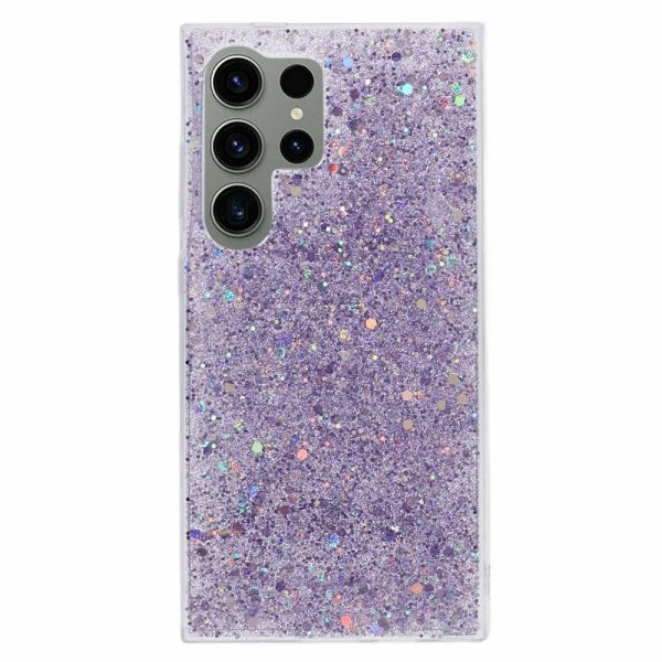 Nordic Covers Samsung Galaxy S24 Ultra Cover Sparkle Series Lilla Lilla