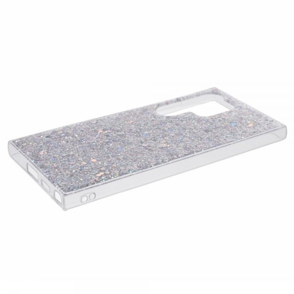 Nordic Covers Samsung Galaxy S24 Ultra Cover Sparkle Series Stardust Silver