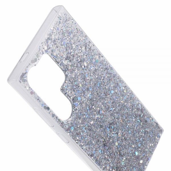 Nordic Covers Samsung Galaxy S24 Ultra Cover Sparkle Series Stardust Silver