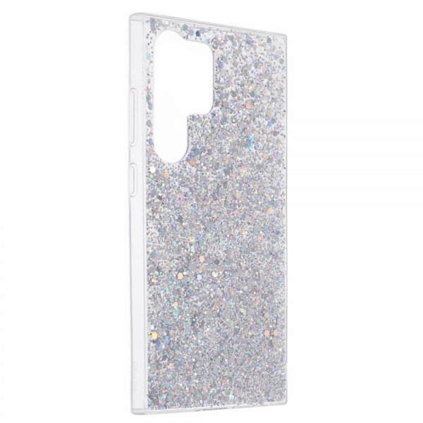 Nordic Covers Samsung Galaxy S24 Ultra Cover Sparkle Series Stardust Silver