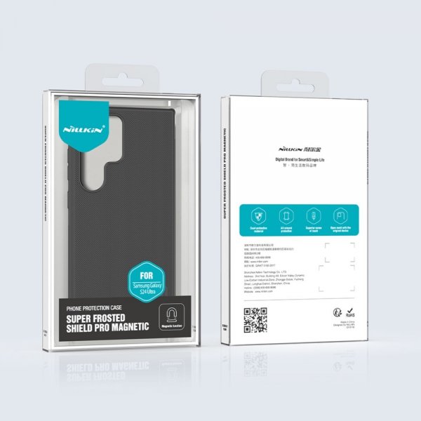 Nillkin Samsung Galaxy S24 Ultra Cover Super Frosted Shield Pro MagSafe Sort
