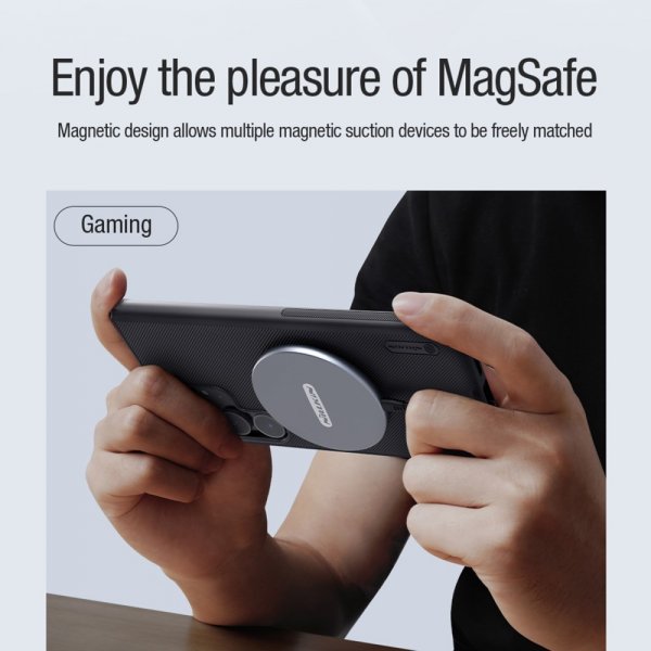 Nillkin Samsung Galaxy S24 Ultra Cover Super Frosted Shield Pro MagSafe Sort