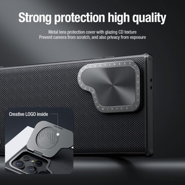 Nillkin Samsung Galaxy S24 Ultra Cover Textured Prop Case MagSafe Sort