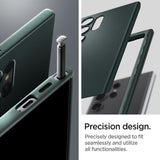 Spigen Samsung Galaxy S24 Ultra Cover Thin Fit Abyss Green
