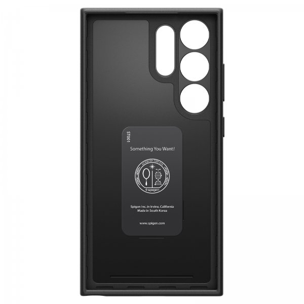 Spigen Samsung Galaxy S24 Ultra Cover Tynd Pasform Sort
