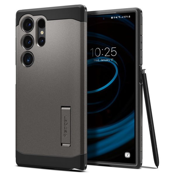 Spigen Samsung Galaxy S24 Ultra Cover Tough Armor Gunmetal