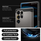 Spigen Samsung Galaxy S24 Ultra Cover Tough Armor Gunmetal