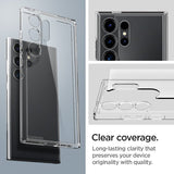 Spigen Samsung Galaxy S24 Ultra Cover Ultra Hybrid Crystal Clear
