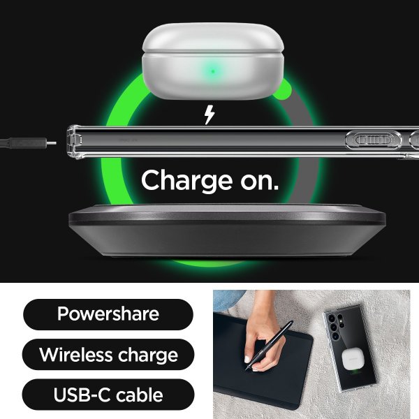 Spigen Samsung Galaxy S24 Ultra Cover Ultra Hybrid Crystal Clear