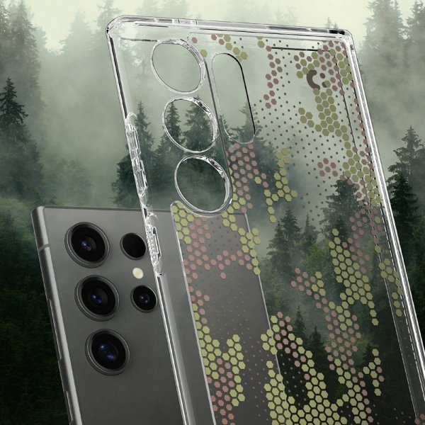 Spigen Samsung Galaxy S24 Ultra Cover Ultra Hybrid Digital Camo