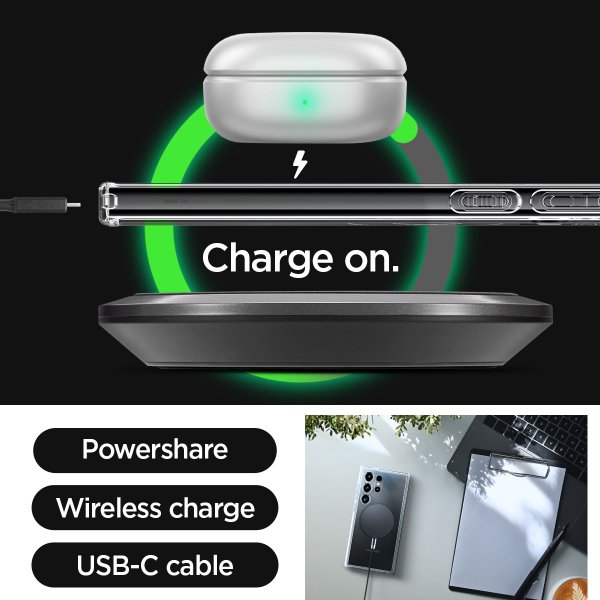Spigen Samsung Galaxy S24 Ultra Cover Ultra Hybrid Metal Ring MagFit