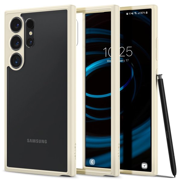 Spigen Samsung Galaxy S24 Ultra Cover Ultra Hybrid Mute Beige