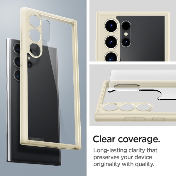 Spigen Samsung Galaxy S24 Ultra Cover Ultra Hybrid Mute Beige