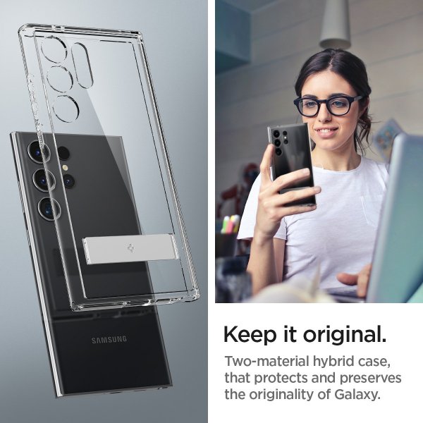Spigen Samsung Galaxy S24 Ultra Cover Ultra Hybrid S Crystal Clear