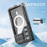 Redpepper Samsung Galaxy S24 Ultra Cover Vandtæt IP68 MagSafe Sort