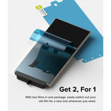 Ringke Samsung Galaxy S24 Ultra Skærmbeskyttelse Dual Easy Film 2-pak
