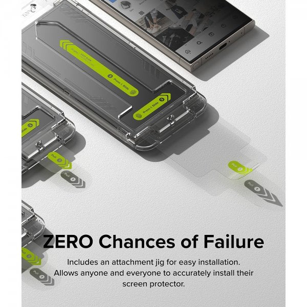 Ringke Samsung Galaxy S24 Ultra Skærmbeskytter Easy Slide Privacy 2-pak