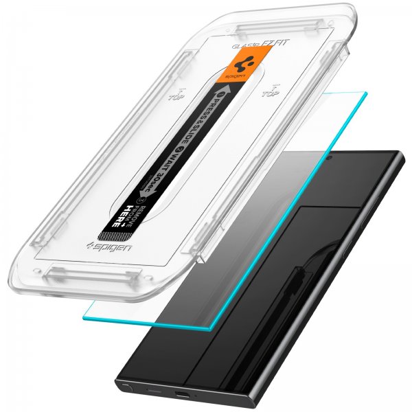 Spigen Samsung Galaxy S24 Ultra Skærmbeskyttelse GLAS.tR EZ Fit 2-pak
