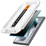 Spigen Samsung Galaxy S24 Ultra Skærmbeskytter GLAS.tR EZ Fit Privacy 2-pak