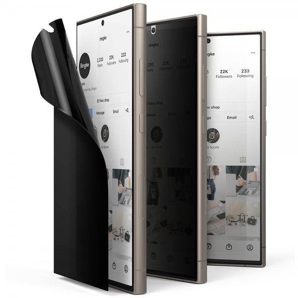 Ringke Samsung Galaxy S24 Ultra Skærmbeskyttelse Privacy Dual Easy Film