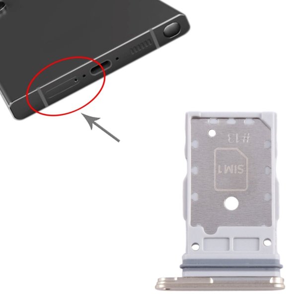Samsung Galaxy S24/S24 Plus SIM-kortholder - Guld