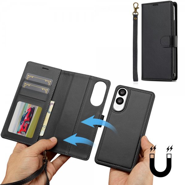 Nordic Covers Samsung Galaxy S25 Edge Etui med aftageligt MagSafe-cover Raven Black