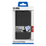 SBS Samsung Galaxy S25 Edge Etui Wallet Smooth Sort