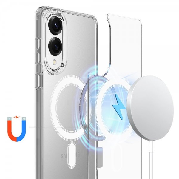 Nordic Covers Samsung Galaxy S25 Edge Cover Feather Series MagSafe Transparent