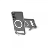 dbramante1928 Samsung Galaxy S25 Edge Cover Iceland Ultra D3O Qi2 Kickstand Transparent