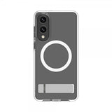 dbramante1928 Samsung Galaxy S25 Edge Cover Iceland Ultra D3O Qi2 Kickstand Transparent