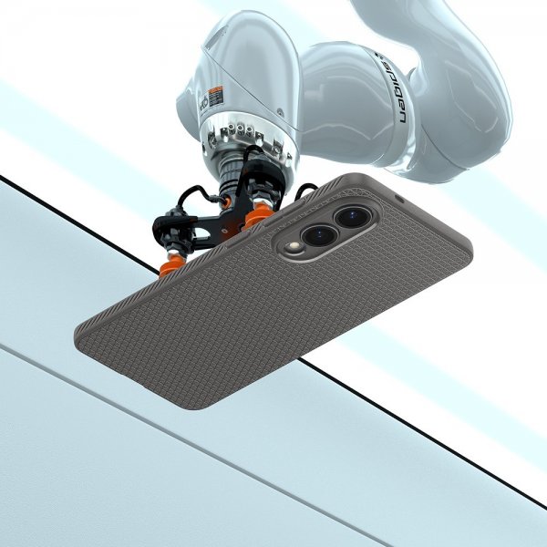 Spigen Samsung Galaxy S25 Edge Cover Liquid Air Marble Gray