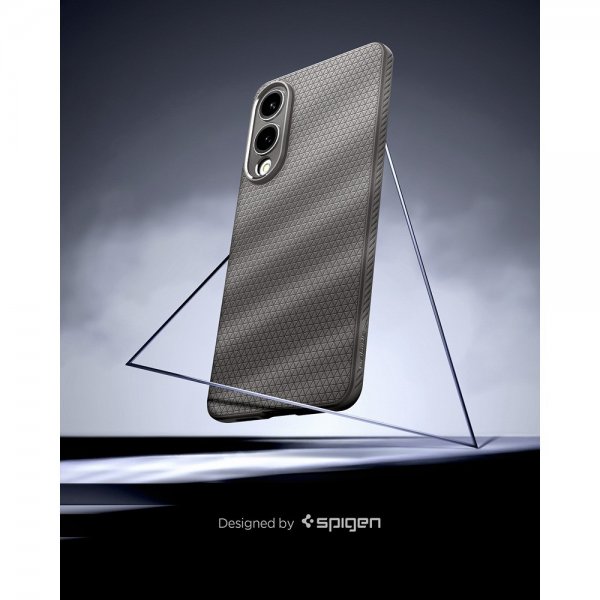 Spigen Samsung Galaxy S25 Edge Cover Liquid Air Marble Gray