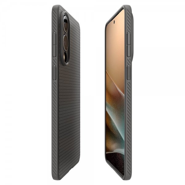 Spigen Samsung Galaxy S25 Edge Cover Liquid Air Marble Gray