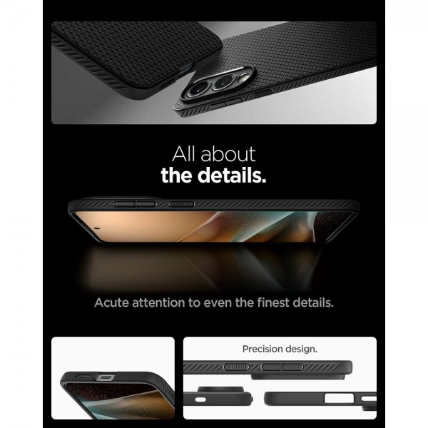 Spigen Samsung Galaxy S25 Edge Cover Liquid Air Mat Sort