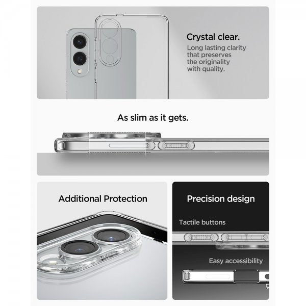 Spigen Samsung Galaxy S25 Edge Cover Liquid Crystal Transparent