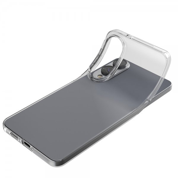 Puro Samsung Galaxy S25 Edge Cover Nude Transparent