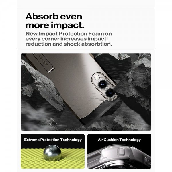 Spigen Samsung Galaxy S25 Edge Cover Tough Armor MagFit Gunmetal
