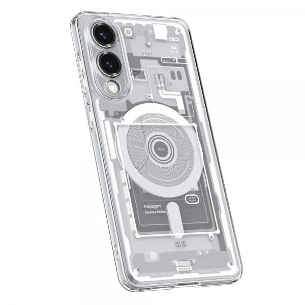 Spigen Samsung Galaxy S25 Edge Cover Ultra Hybrid Zero One MagFit Hvid